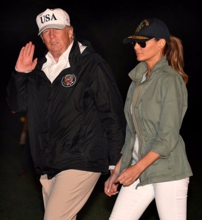 Melaniya Trampın eynəkləri müzakirələrə səbəb oldu