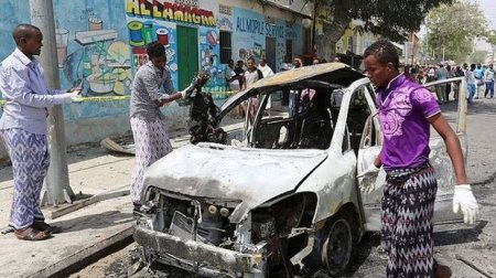 Somalidə partlayış: Çoxlu sayda ölən var