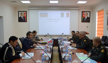 Azərbaycan və İtaliya arasında hərbi sahədə danışıqlar aparılıb