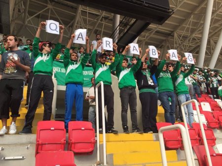 Türkiyə tribunalarında “Qarabağ” plakatı