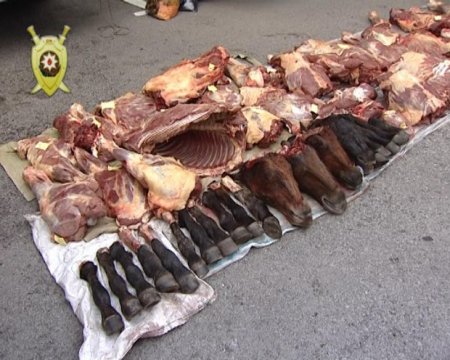 Balakəndə 500 kiloqrama yaxın at ətini satmaq istəyən şəxs saxlanılıb