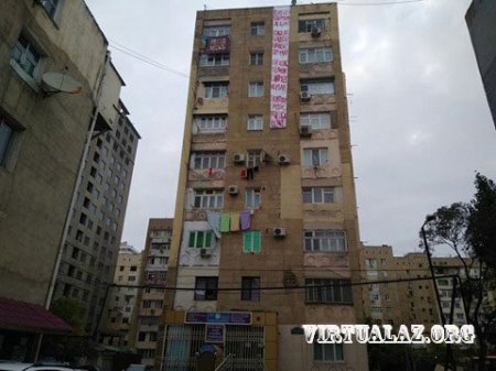 Yasamalda tikinti özbaşınalığı: məmurlar gəldi, Ruslan özünü damdan atası olmadı