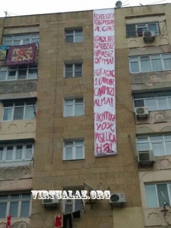 Yasamalda tikinti özbaşınalığı: məmurlar gəldi, Ruslan özünü damdan atası olmadı