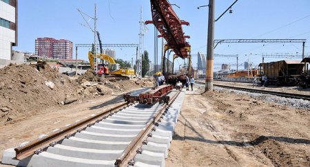 Astara-Astara dəmir yolu ilin sonunda istifadəyə veriləcək