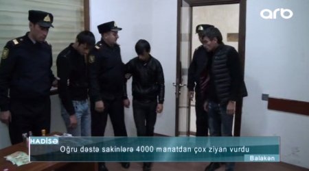 6 məsciddən oğurluq edən quldur dəstə saxlanıldı