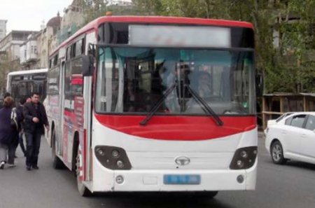 Bakıda bir marşrut avtobusunun hərəkət istiqaməti dəyişdirildi