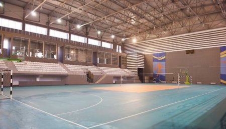 İlham Əliyev Ağcabədi Olimpiya İdman Kompleksinin açılışını edib