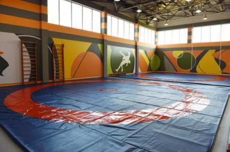 İlham Əliyev Ağcabədi Olimpiya İdman Kompleksinin açılışını edib