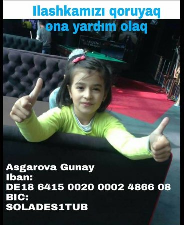 11 yaşlı İlhamənin yardıma ehtiyacı var