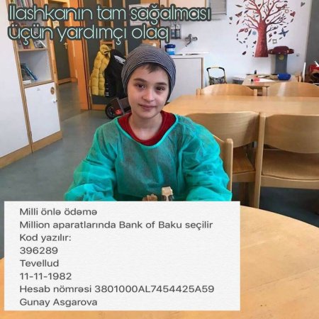 11 yaşlı İlhamənin yardıma ehtiyacı var