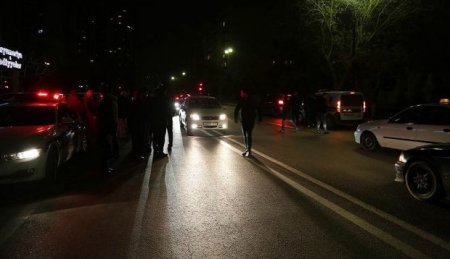 Yasamalda döyülən sürücü qəza törətdi 