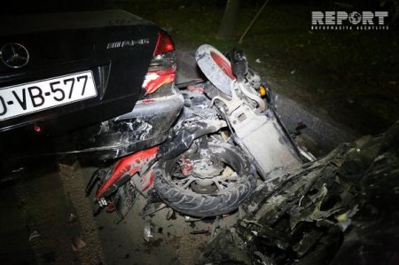 Yasamalda döyülən sürücü qəza törətdi
