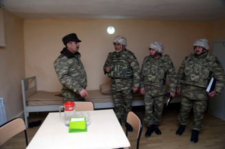 Cəbhəboyu zonada yeni qərargah binası və saxlanclar istifadəyə verilib