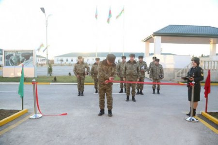 Cəbhəboyu zonada yeni qərargah binası və saxlanclar istifadəyə verilib