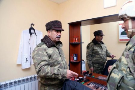 Cəbhəboyu zonada yeni qərargah binası və saxlanclar istifadəyə verilib