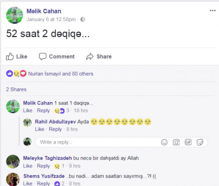 İntihar edən şairin dəhşətli statusları: 1 saat əvvəl dənizdən şəkil paylaşdı