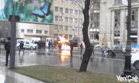 Bakıda partlayış baş verən ərazidə kuryoz hadisə: Siqaret yandırdı, yanğın başladı 