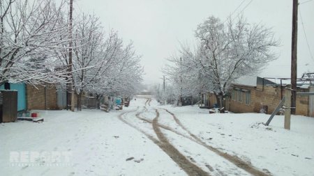 Şamaxı-Qızmeydan yolunda təhlükəli vəziyyət yaranıb