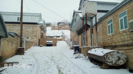 Şamaxı-Qızmeydan yolunda təhlükəli vəziyyət yaranıb