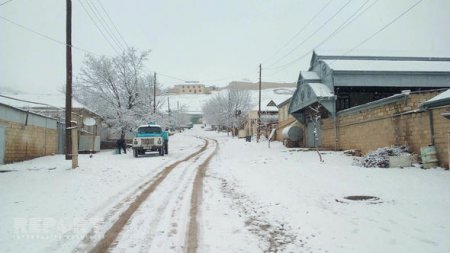 Şamaxı-Qızmeydan yolunda təhlükəli vəziyyət yaranıb