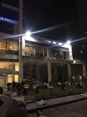 Ankarada partlayış baş verib
