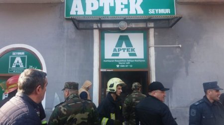 Sumqayıtda aptekdə güclü yanğın: təxliyyə edilənlər var