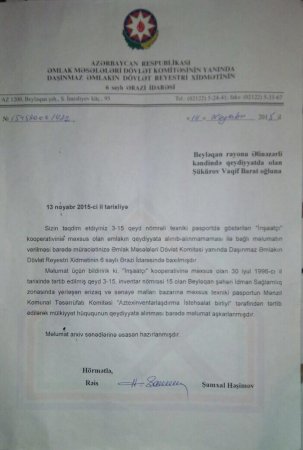 Keçmiş millət vəkilinə qarşı ağır ittiham: "Torpağımızı zəbt edib"