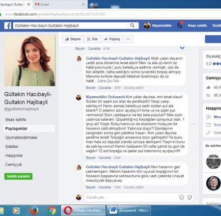 Əlilin torpağını əlindən necə aldığını Gültəkin Hacıbəylinin yadına saldılar