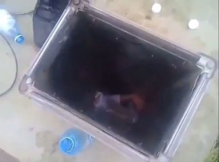 Bakıda oğru restoranın bacasında ilişib qaldı