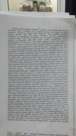 Bakıda icra başçısı Abdin Fərzəliyevin də adı hallanan 12 milyonluq fırıldaq
