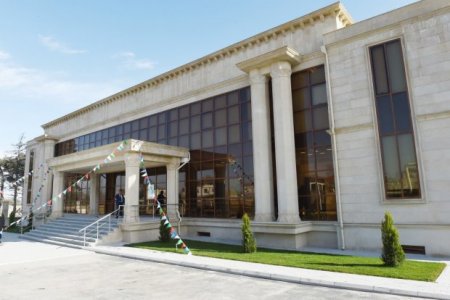 Mehriban Əliyeva Şağan Mədəniyyət Mərkəzinin yeni binasının açılış mərasimində iştirak edib