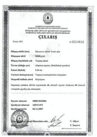 Madam Hacıbəylinin çoxsaylı mülklərinin sənədləri də yayıldı