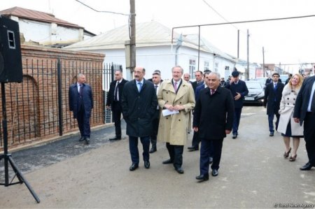 Nazir və səfir Qubada tarixi Gümbəzli hamamın açılışında