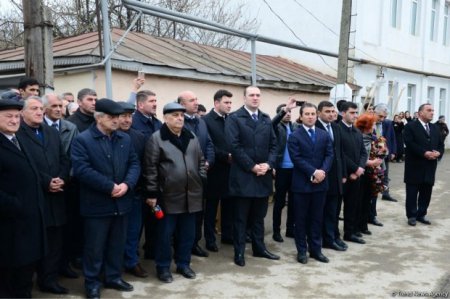 Nazir və səfir Qubada tarixi Gümbəzli hamamın açılışında