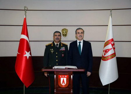Azərbaycanla Türkiyə arasında hərbi-texniki əməkdaşlıq məsələləri müzakirə olunub