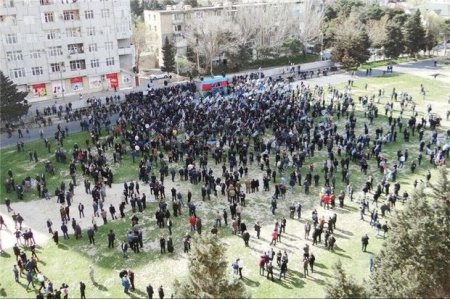 Polis Bakıdakı mitinqlə bağlı məlumat yaydı