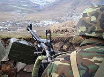 Erməni hərbçisi məhv edildi