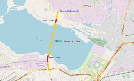 Bakıda yeni layihə: Dərnəgül yolu ilə Balaxanı yolu birləşəcək