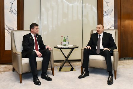 İlham Əliyev BMT Baş Assambleyasının sədri ilə görüşüb