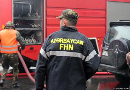 Azərbaycanda uşaq bağçası yandı