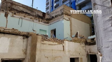 Bakıda şirkət sakinləri köçürmədən evləri sökdü, iki nəfər xəstəxanaya düşdü