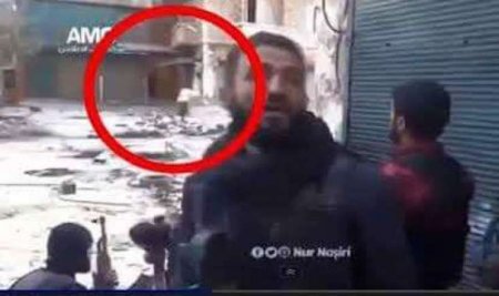 ŞOK! Suriyada ƏZRAYIL kameralara düşdü