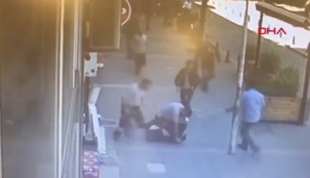 İstanbulda süpürgəçi gənc qadını ərindən xilas etdi və həbs olundu