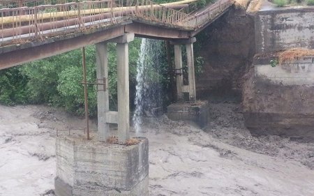 Göyçay körpüsünün aşma anı