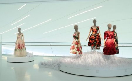 Leyla Əliyeva "Moda məkanı" sərgisinin açılışında iştirak edib