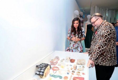 Leyla Əliyeva "Moda məkanı" sərgisinin açılışında iştirak edib
