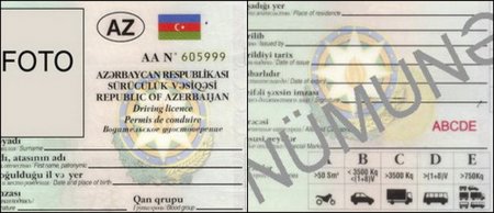 Azərbaycanda sürücülük vəsiqəsinin verilməsi və ya dəyişdirilməsi üçün rüsum artırılır