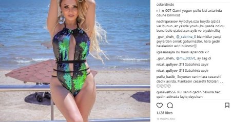 Azərbaycanlı aparıcıdan ehtiraslı fotosessiya 