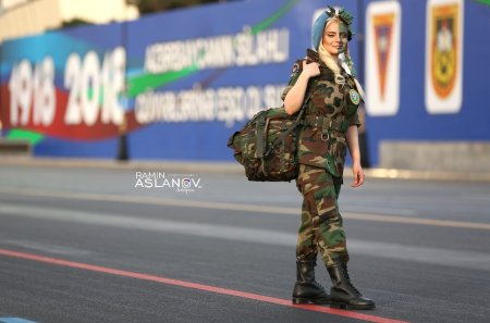 Azərbaycanın ən gözəl kəşfiyyatçı xanımından fotosessiya