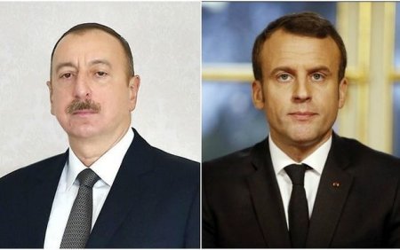 İlham Əliyev fransalı həmkarını təbrik edib